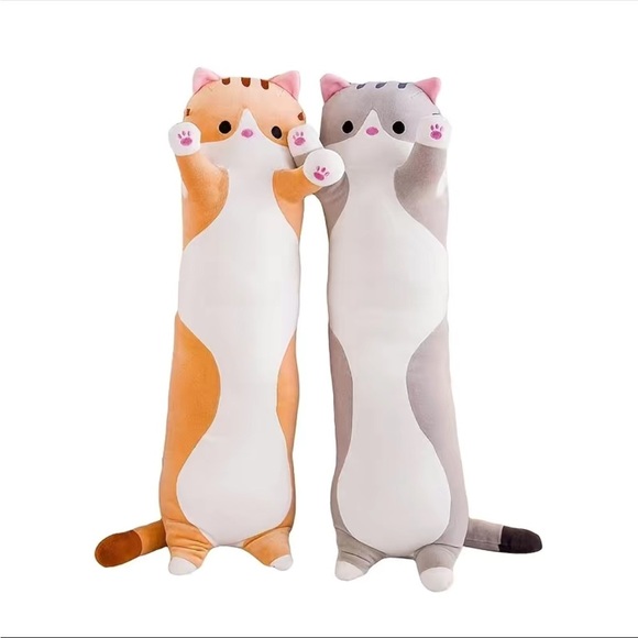 Cute Cat Plush Long Body Pillow Cuddle Cartoon Stuffed Animals Cat‼️FINAL SALE - Picture 6 of 12